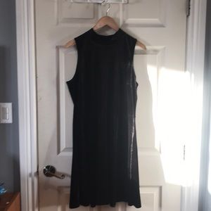 Black Velvet Mini Dress